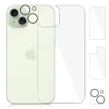 Pikkukuva 7 / 11: 3in1 Fram- & Baksida & Kameralinsskydd 0,3mm till iPhone 15 Plus Transparent