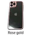 Pikkukuva 6 / 11: Baksida Skärmskydd i11 Pro Max Aluminium Titanlegerings ProGuard Roséguld