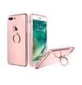 Praktiskt Elegant iPhone 7 skal med ringhållare från KISSCASE Silver/Grå