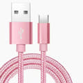 Pikkukuva 4 / 11: USB-C (Type-C) Snabbladdare (Brottsäker i vävt nylon) Silver