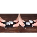 Miniatyrbilde 8 av 10: Stilrena Armband i Flätat Läder Brun-Silver 21CM