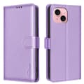 iPhone 15 - Elegant 2-i-1 Fodral med RFID-skydd & Stativ Lila