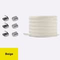 Slittåliga Elastiska Skosnören (Många färger) Beige