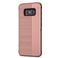 Miniatyrbillede 10 af 11: Stilsäkert Skal med Korthållare till Samsung Galaxy S8+ LEMAN Silver