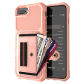 Miniatyrbilde 4 av 11: Stötdämpande Skal med Korthållare - iPhone 8 Plus Grön