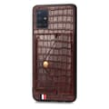 Samsung Galaxy A71 - Elegant Skal med Kortfack Brun