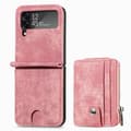 Elegant Skal med Kortfack - Samsung Galaxy Z Flip 4 Rosa