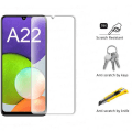Miniatyrbilde 5 av 11: 3-PACK Galaxy A22 4G Standard HD Sk�rmskydd Transparent/Genomskinlig