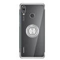 Miniatyrbillede 1 af 6: Huawei P20 Lite - Elegant Silikonskal med Ringhållare Silver