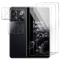 Miniatyrbillede 1 af 11: 3-PACK Oneplus 10T Skärmskydd Kameralinsskydd 0,3mm Transparent