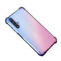 Robust Floveme Silikonskal - Huawei Nova 5T Blå/Rosa