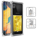 Pikkukuva 2 / 11: Effektfullt Skal med Korthållare - Samsung Galaxy A10 Transparent/Genomskinlig