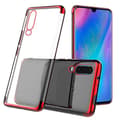 Huawei P30 - Kraftfullt Silikonskal (FLOVEME) Röd