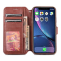 Miniatyrbilde 6 av 10: Praktiskt Yazunshi Plånboksfodral - iPhone 13 Mini Röd