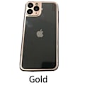 Miniatyrbillede 8 af 11: i11 Pro Max Skärmskydd Baksida Aluminium Titanlegering ProGuard Guld