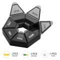 Miniatyrbillede 9 af 9: Smart Dosett Medicinbeholder Doseringsspand (ugentlig spand) Gul