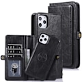 Pikkukuva 1 / 11: iPhone 11 Pro Max - Elegant Smart Plånboksfodral Svart