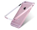 iPhone 6/6S Plus - Stilren Bumper i Aluminium och Silikon Roséguld