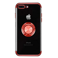 Pikkukuva 5 / 11: Skyddande Silikonskal med Ringh�llare - iPhone 7 Plus Roséguld