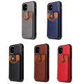 Miniatyrbillede 6 af 11: Professionelt etui med kortrum - iPhone 12 Mini Mörkblå