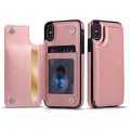Miniatyrbillede 7 af 11: iPhone XS Max - Etui med pung/kortholder Brun