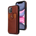 Miniatyrbillede 3 af 11: Praktiskt Skal med Kortfack - iPhone 12 Pro Mörkblå