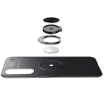Miniatyrbilde 8 av 9: Kraftfullt Skal med Ringhållare - Huawei Nova 5T Svart