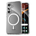 Miniatyrbillede 1 af 11: Magnetiskt trådlöst laddningsskal med stötskydd i PC-material för Galaxy S24 Plus
