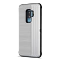 Pikkukuva 1 / 11: Elegant Skal med Korthållare till Samsung Galaxy S9 Plus Silver