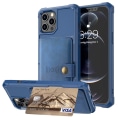 Miniatyrbillede 3 af 11: Glat stilfuldt cover med kortrum - iPhone 12 Pro Max Grön