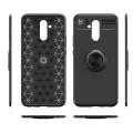 Miniatyrbilde 6 av 11: Robust Skyddsskal med Ringhållare till Huawei Mate 20 Lite Svart/Röd