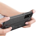 Miniatyrbild 9 av 11: Samsung Galaxy A41 - Stötdämpande Skyddsskal Mörkblå