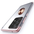 Miniatyrbillede 6 af 10: Stilrent Praktiskt Skal med Ringhållare - Samsung Galaxy A72 Guld