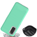 Miniatyrbillede 6 af 11: Glat Jensen Cover med kortholder - Samsung Galaxy S20 Grön