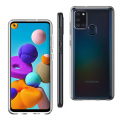 Miniatyrbillede 2 af 10: Samsung Galaxy A21S - Stötdämpande Silikonskal Transparent/Genomskinlig