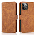 Pikkukuva 1 / 11: iPhone 15 Pro -  Elegant Flip Fodral i Läder Brun