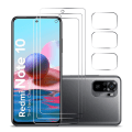 Pikkukuva 3 / 11: Skärmskydd + Kameralinsskydd HD 0,3mm Redmi Note 10S Transparent/Genomskinlig