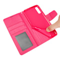 Miniatyrbillede 9 af 11: Praktisk Wallet-etui (Hanman) - Samsung Galaxy A70 Svart