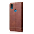 Miniatyrbillede 6 af 11: Stilsäkert Smidigt Plånboksfodral Leman - Huawei Y6 2019 Röd