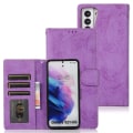 Pikkukuva 6 / 11: Smartfunktion Plånboksfodral (Leman) - Samsung Galaxy S21 Brun
