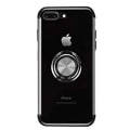 Pikkukuva 1 / 11: Effektfullt Silikonskal med Ringh�llare - iPhone 8 Plus Svart