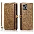 Pikkukuva 5 / 11: Tyylikäs ja käytännöllinen lompakkokotelo - iPhone 13 Röd
