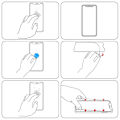 Miniatyrbild 8 av 11: ProGuard iPhone 11 Pro Skärmskydd 5-PACK Standard 9H HD-Clear Transparent/Genomskinlig