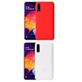 Pikkukuva 2 / 11: Skyddande Matt (NKOBEE) Silikonskal - Samsung Galaxy A50 Mörkblå