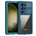 Samsung Galaxy S23 Ultra - Skyddande Vattentätt IP68 Skal Blå