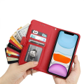 Miniatyrbillede 8 af 11: iPhone 11 - Plånboksfodral Röd