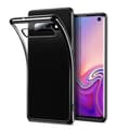 Samsung Galaxy S10 Plus - Stilrent Skyddande Silikonskal FLOVEME Svart