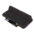 Miniatyrbillede 2 af 11: EXXO-Skyddsskal med plats för kort för iPhone 6/6S Plus Lila