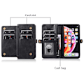 Miniatyrbilde 10 av 11: Robust Smart Plånboksfodral - iPhone XR Svart