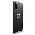 Pikkukuva 3 / 11: Samsung Galaxy S20 Plus - Robust Skal med Ringhållare Röd